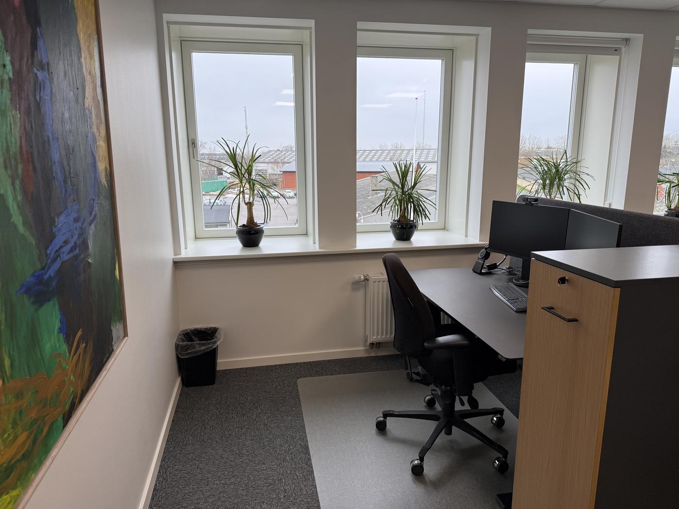 Lyst og moderne kontormiljø  velegnet til mange typer erhverv - Attraktiv placering i Slagelse tæt på motorvej og hovedvej billede 10