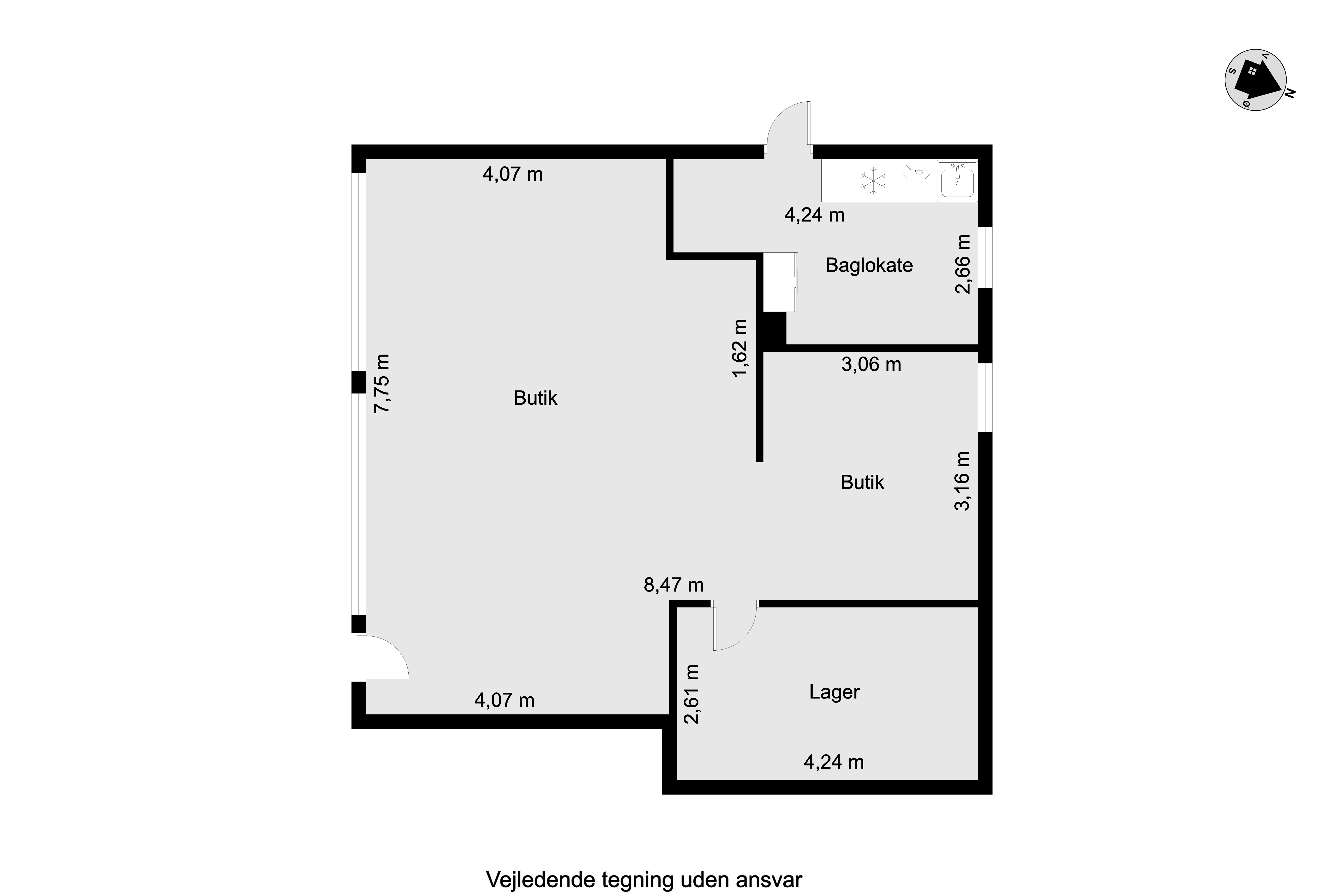 Lejemål til butik/klinik centralt i Ringsted - Visning 2