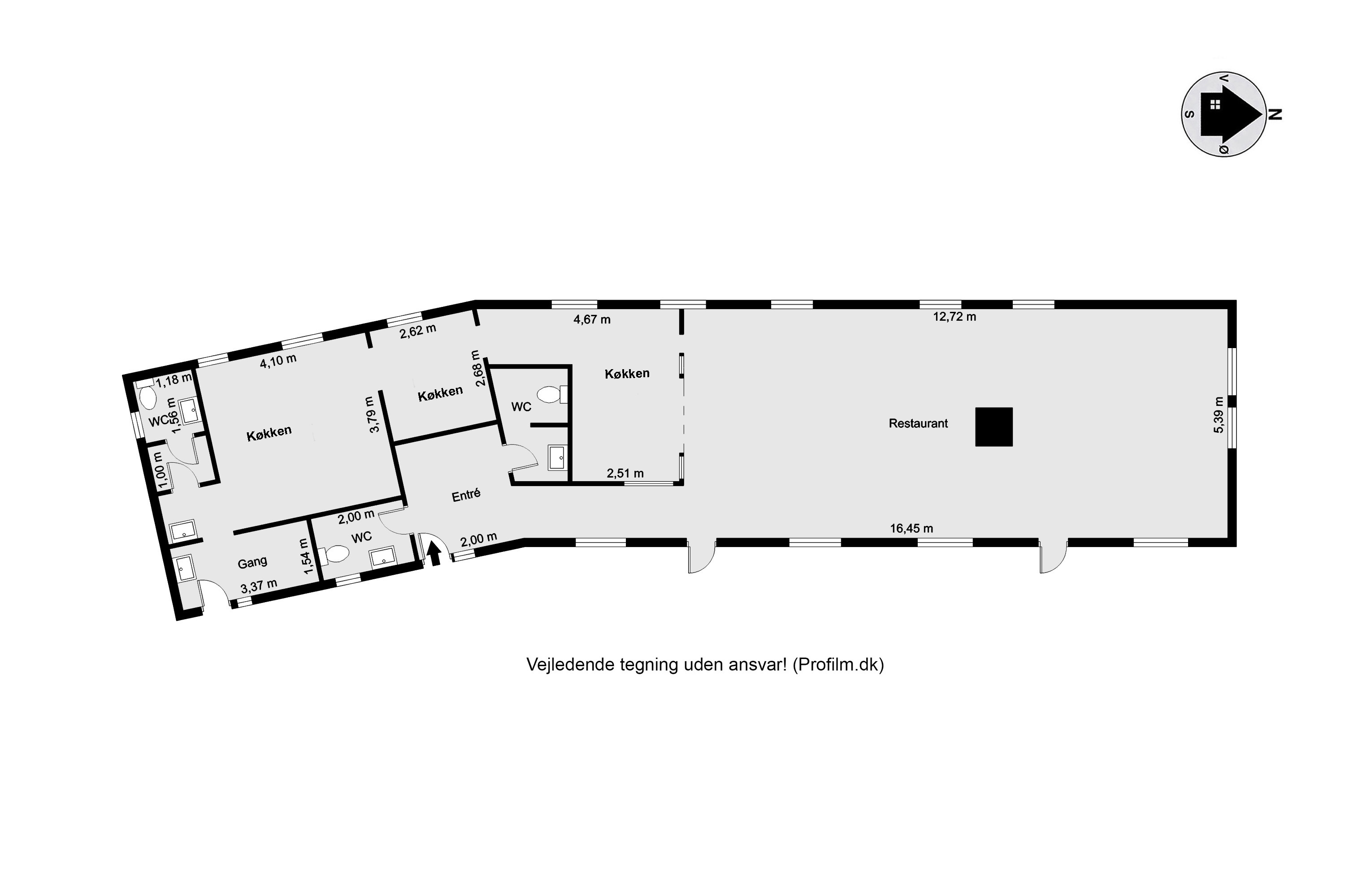 Udlejet restaurant i Herning med god beliggenhed - Visning 2