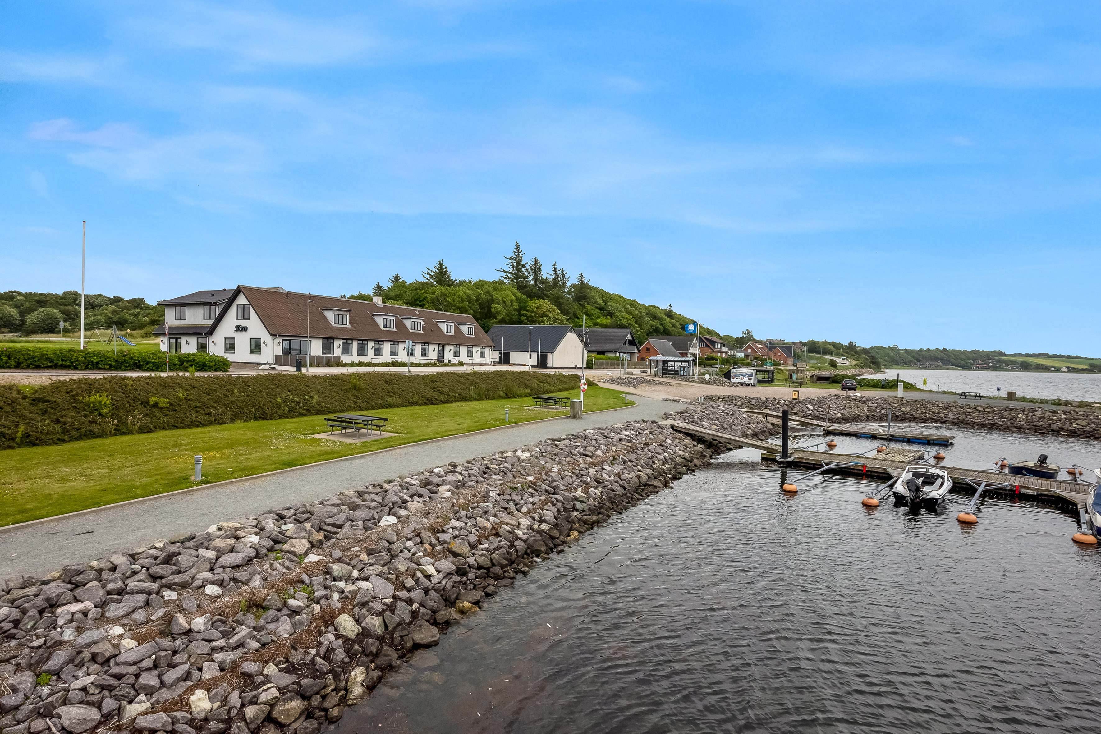 Panoramaudsigt over Limfjorden mod Thy