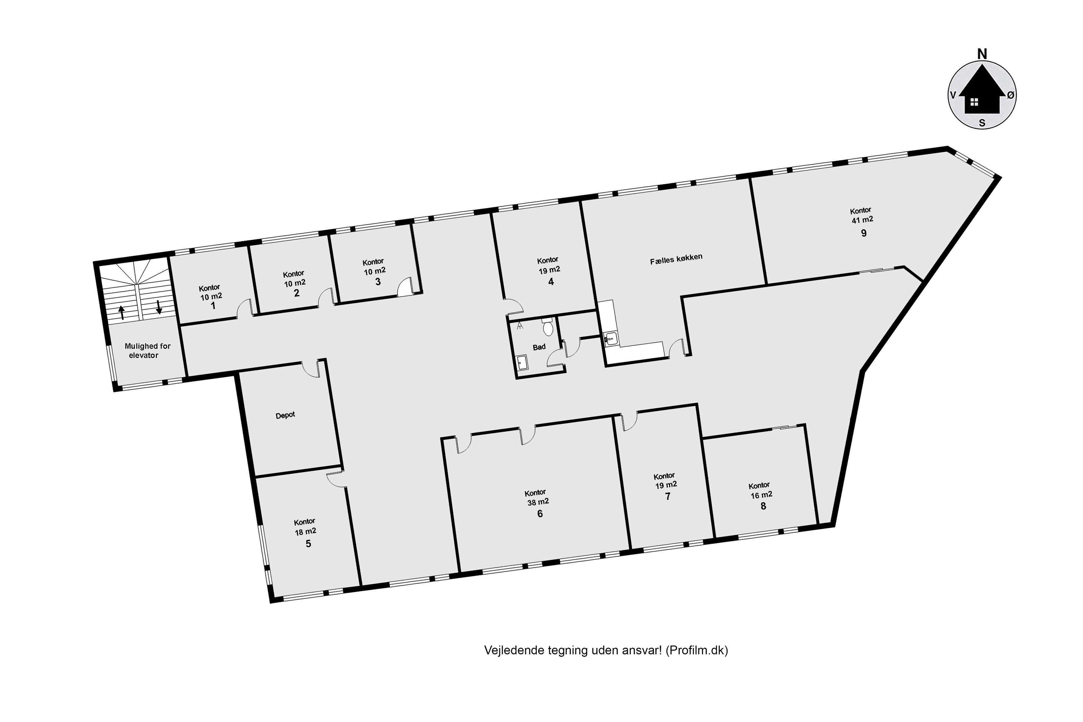 KONTORHOTEL - mulighed for billig husleje - Visning 2